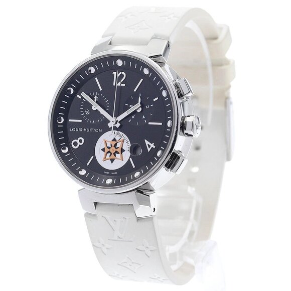 LOUIS VUITTON Tambour Moon Star Q8G01 Chronograph Quartz Ladies Watch_879950 - Picture 1 of 7